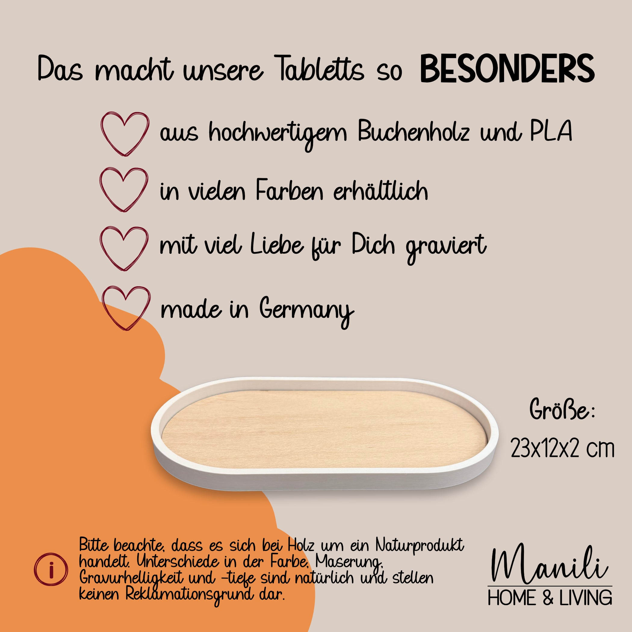 Tablett Beste Mama Eivor
